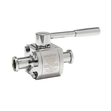 Ball valve Series: M3HP Type: 8845 Stainless steel Tri-clamp DIN 32676 PN63/100